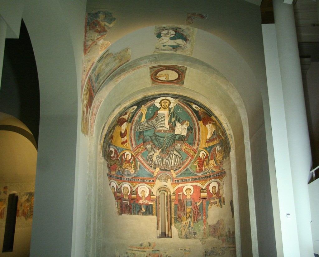 The frescos of Sant Climent de Taüll in MNAC