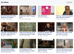 Our Facebook audience enjoy the whole gamut of audiovisual content we produce.