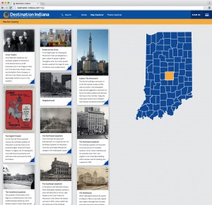 Destination Indiana Map Explorer